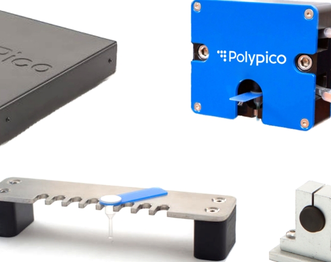Integrate Polypico technology into your liquid handling solution through off-the-shelf or custom solution dispensing heads.