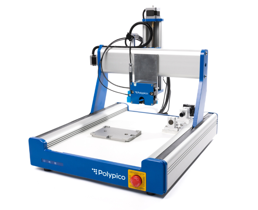 An entry-level liquid handling and dispensing instrument, the Pico E is suitable for research and low-volume production.