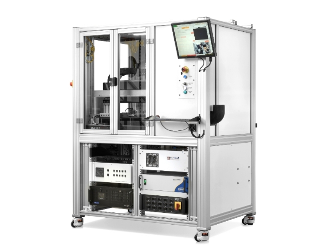 The multichannel dispensing system for ultra-low liquid handling using 8 independently operated picolitre dispensing channels calibrated for particular liquid dispensing needs.