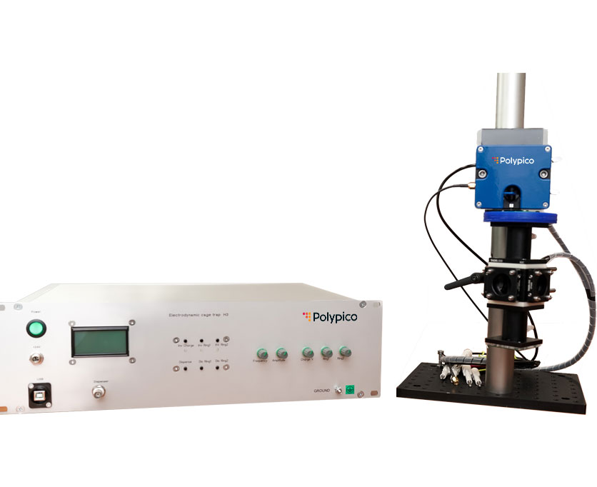 Microdispenser electrodynamic traps