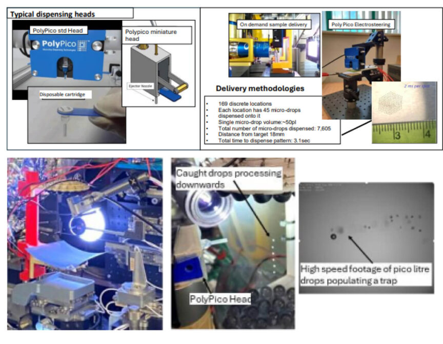 Collection of reference images from The application of acoustics for sample manipulation and delivery at X-Ray Light Sources